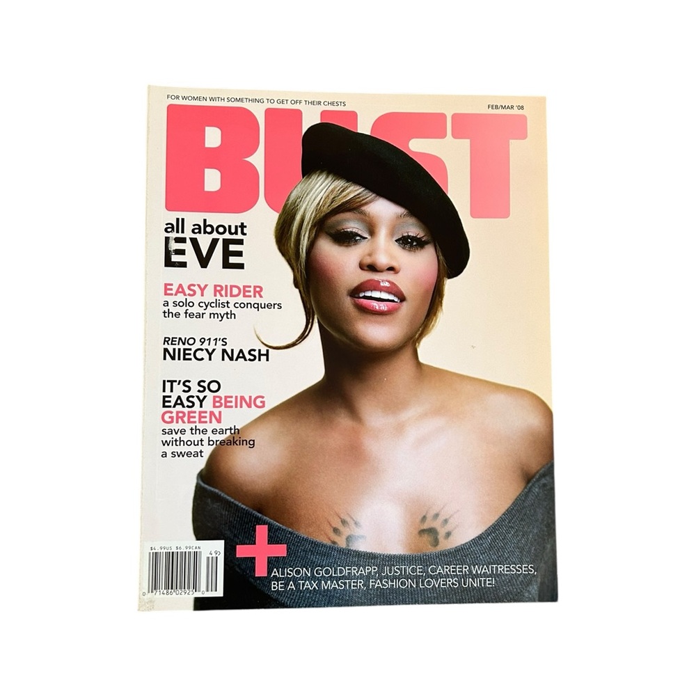 BUST Magazine February/March 2008 Eve Cover Indie Feminist Feminism Music Style